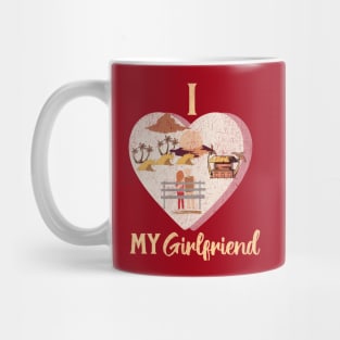 I love my girlfriend Valentine Mug